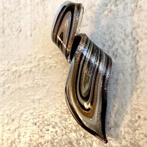 Murano Italian Venecian Foil Glass Swril
Pendant